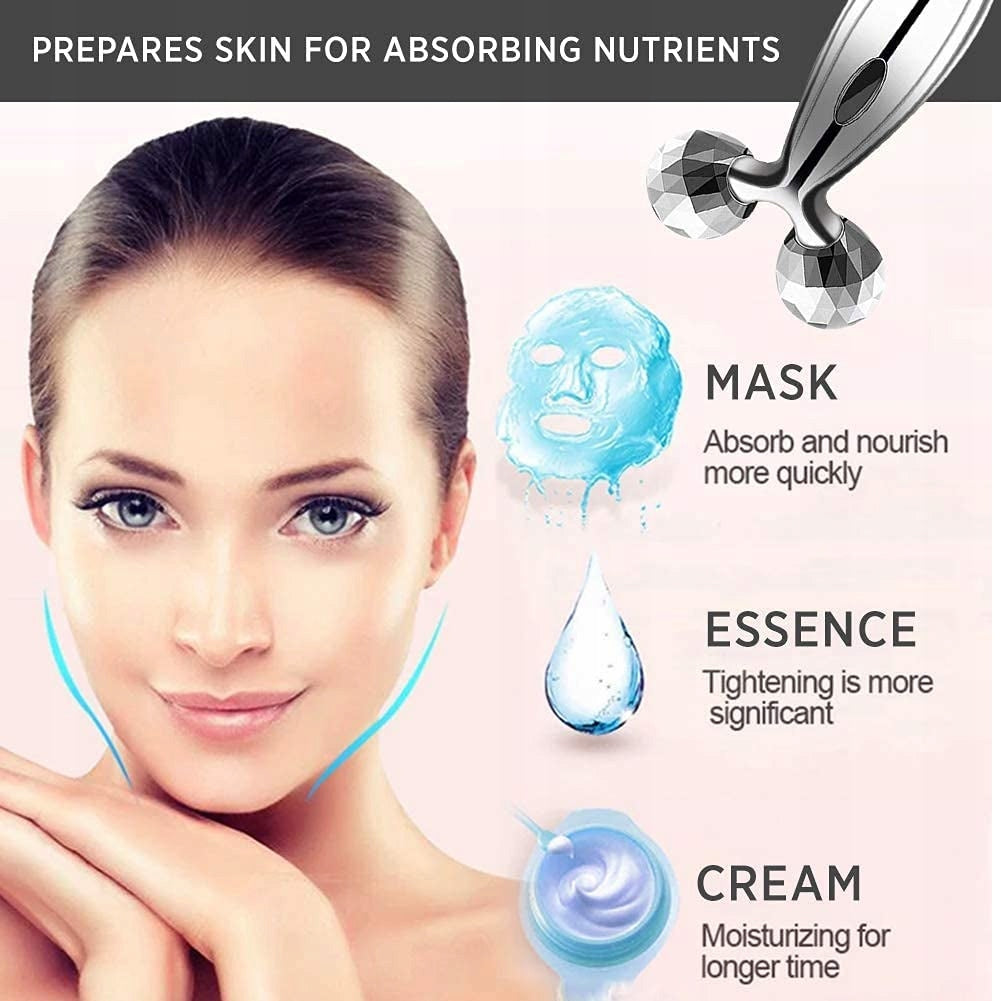 Body Face Roller Massager Derma Roller 3D Lifting Massage Skin EAN (GTIN) 4650061391478