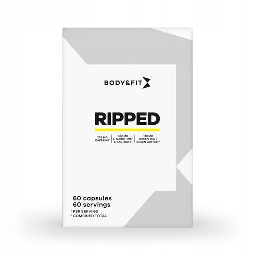 Body & Fit RIPPED 60 Caps. burner caffeine carnitine DW.09.2026