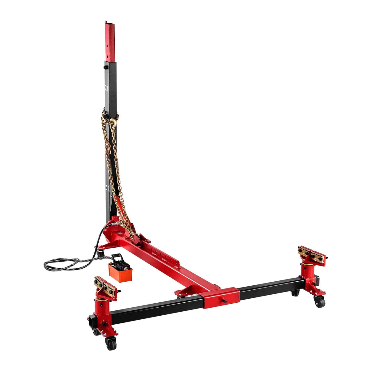Body Frame Straightening Machine Strong Hydraulic Pump 16 Tools 8 Wheels