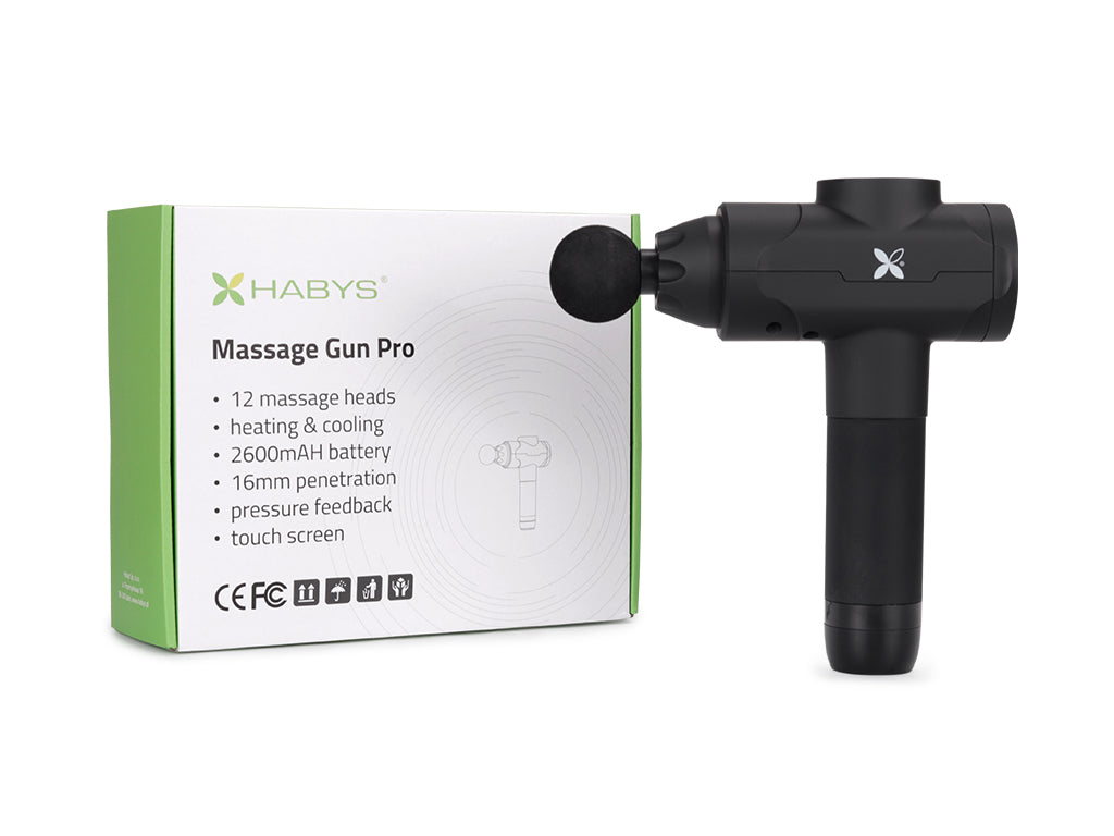 Body Gun Vibration Massager Gun Habys PRO With 12 LED Heads Brand Habys