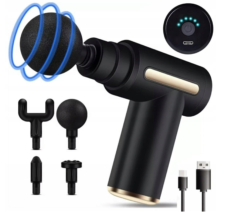 Body Massage Gun Vibration Massager Powerful 6 Modes 4 Tips EAN (GTIN) 659355617212