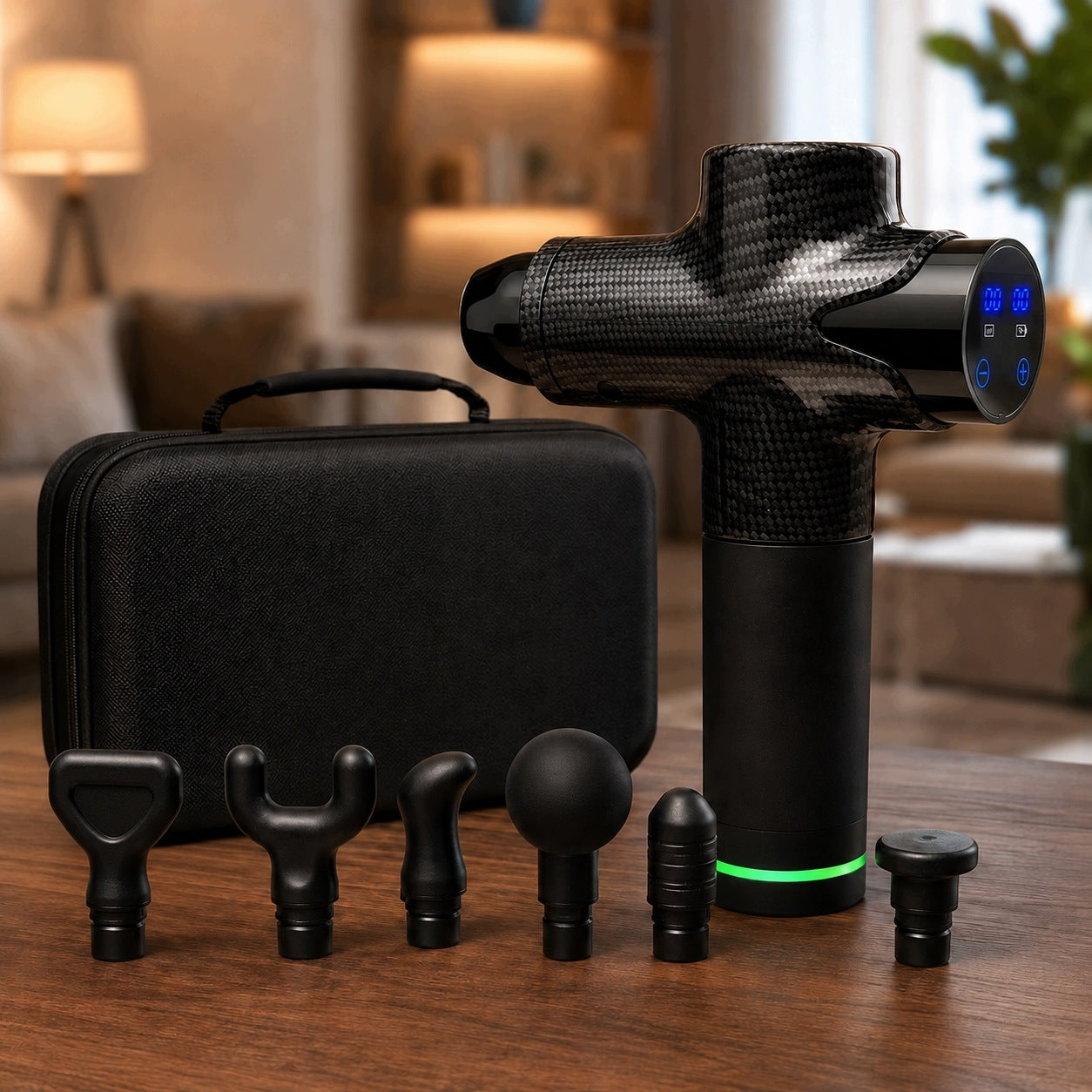 Body Muscle Massage Gun 12 Levels 6 Tips Suitcase Manufacturer code B082