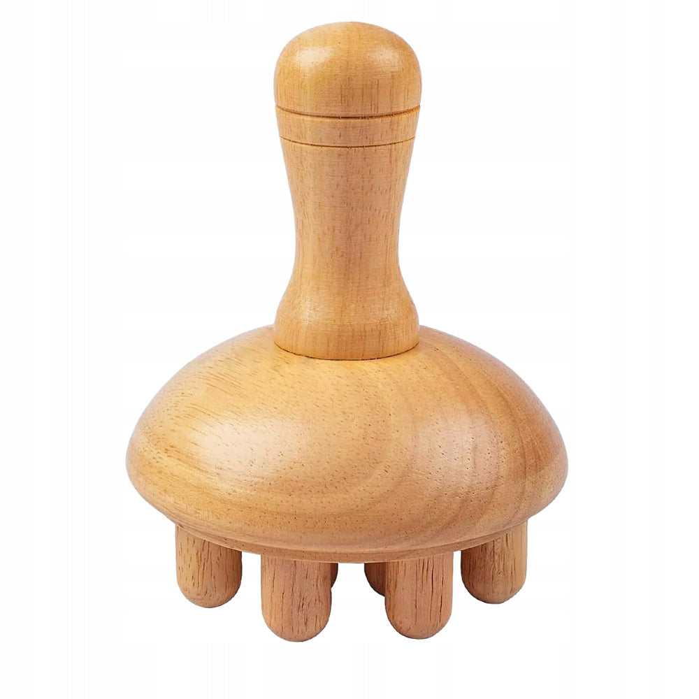 Body Relaxation Massage Brush Wooden Anti-Cellulite Massager Packaging status original