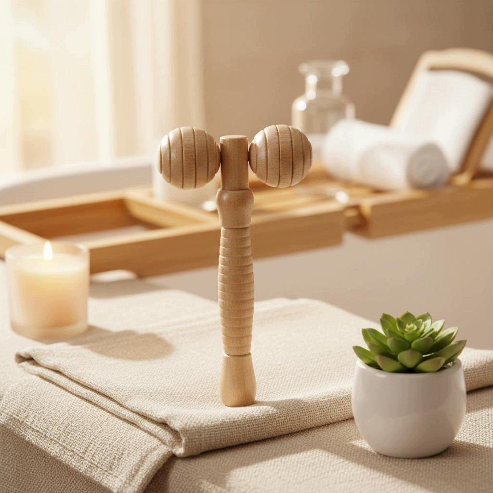 Body Wood Therapy Complete Kit Massage Roller Manual 130-65-60mm Arch Medical device no