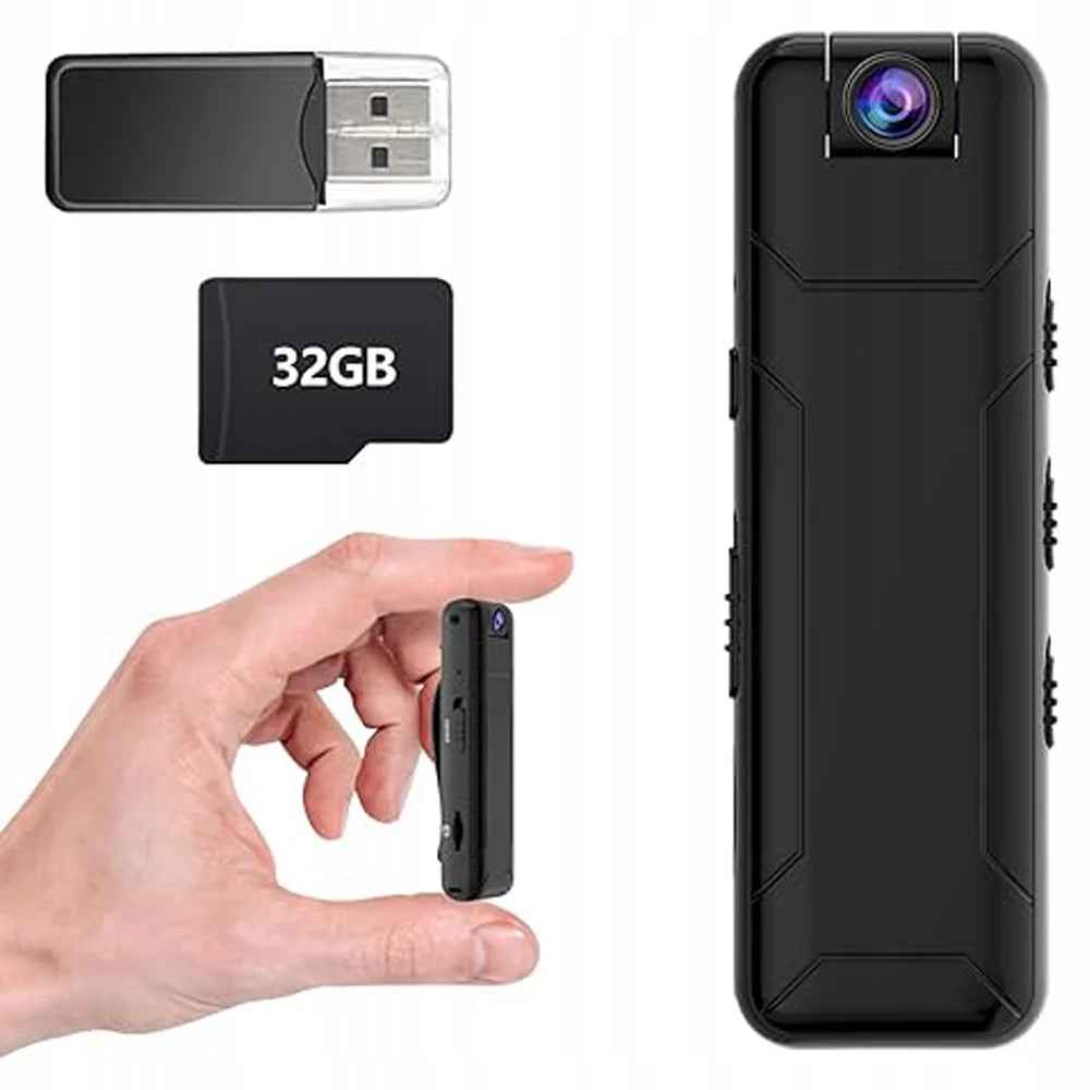 Body camera with 32 GB 1209 TF card