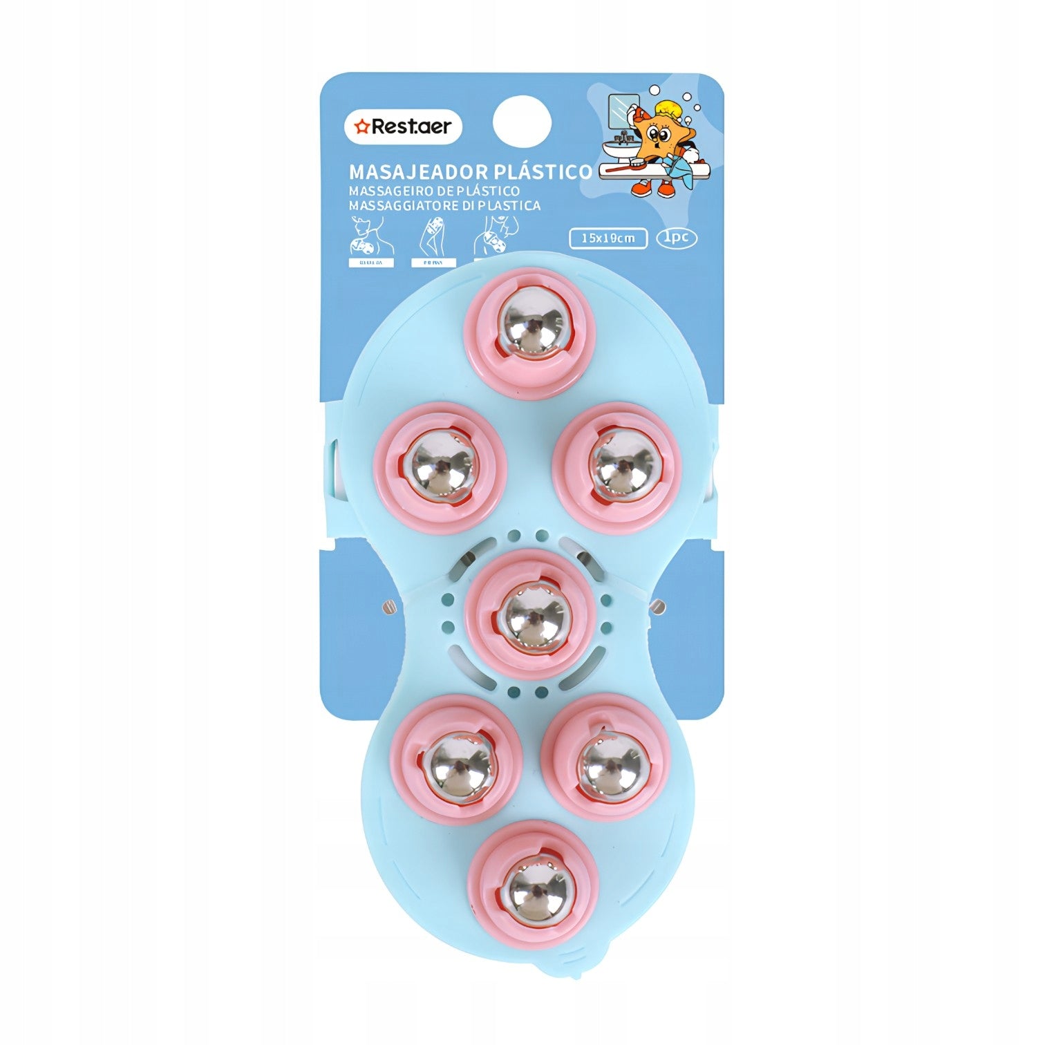 Body, neck and neck massager with balls handheld anti-cellulite massager EAN (GTIN) 5907339168515