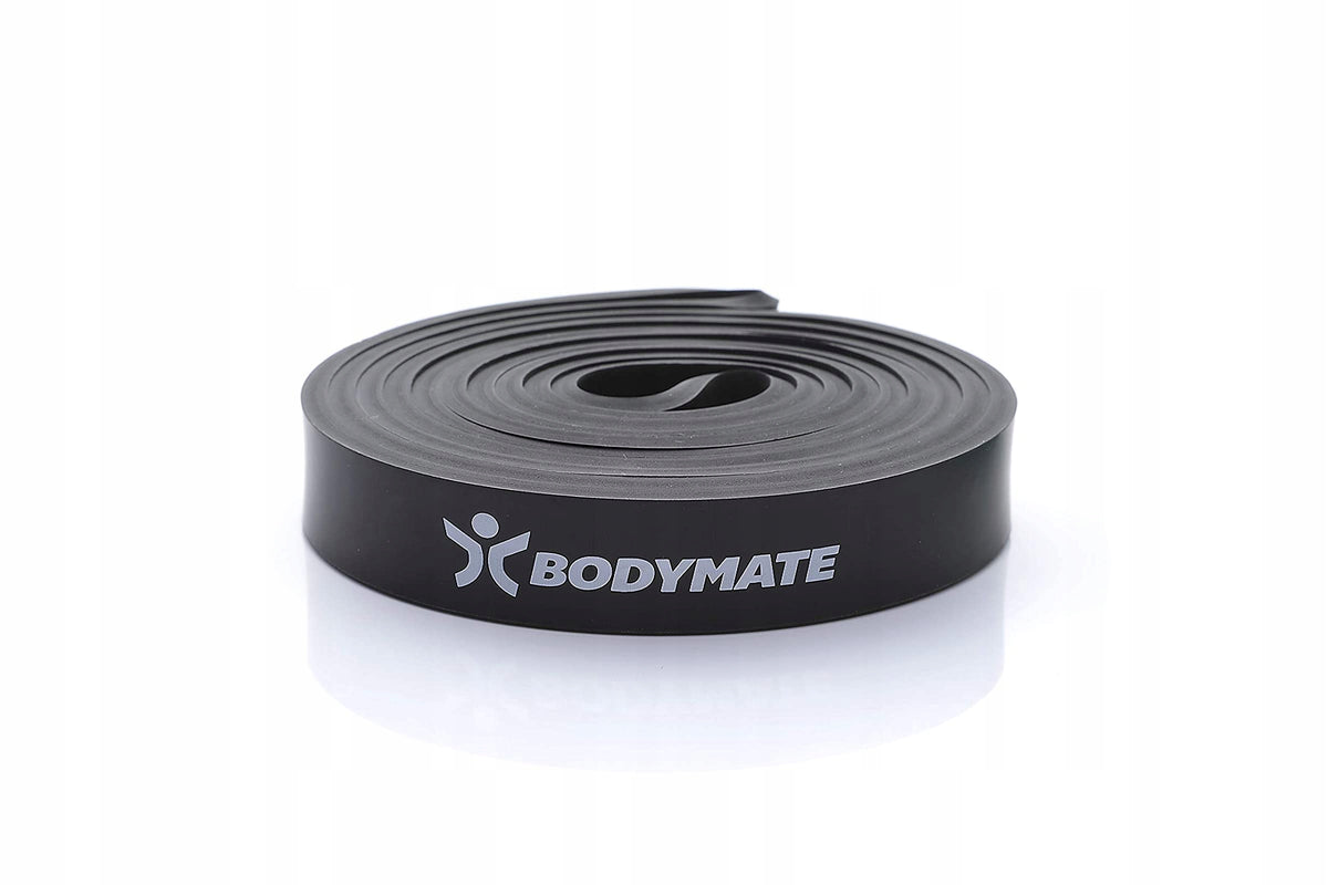 BodyMate Tape Resistance Rubber Training 208 CM Black Color black