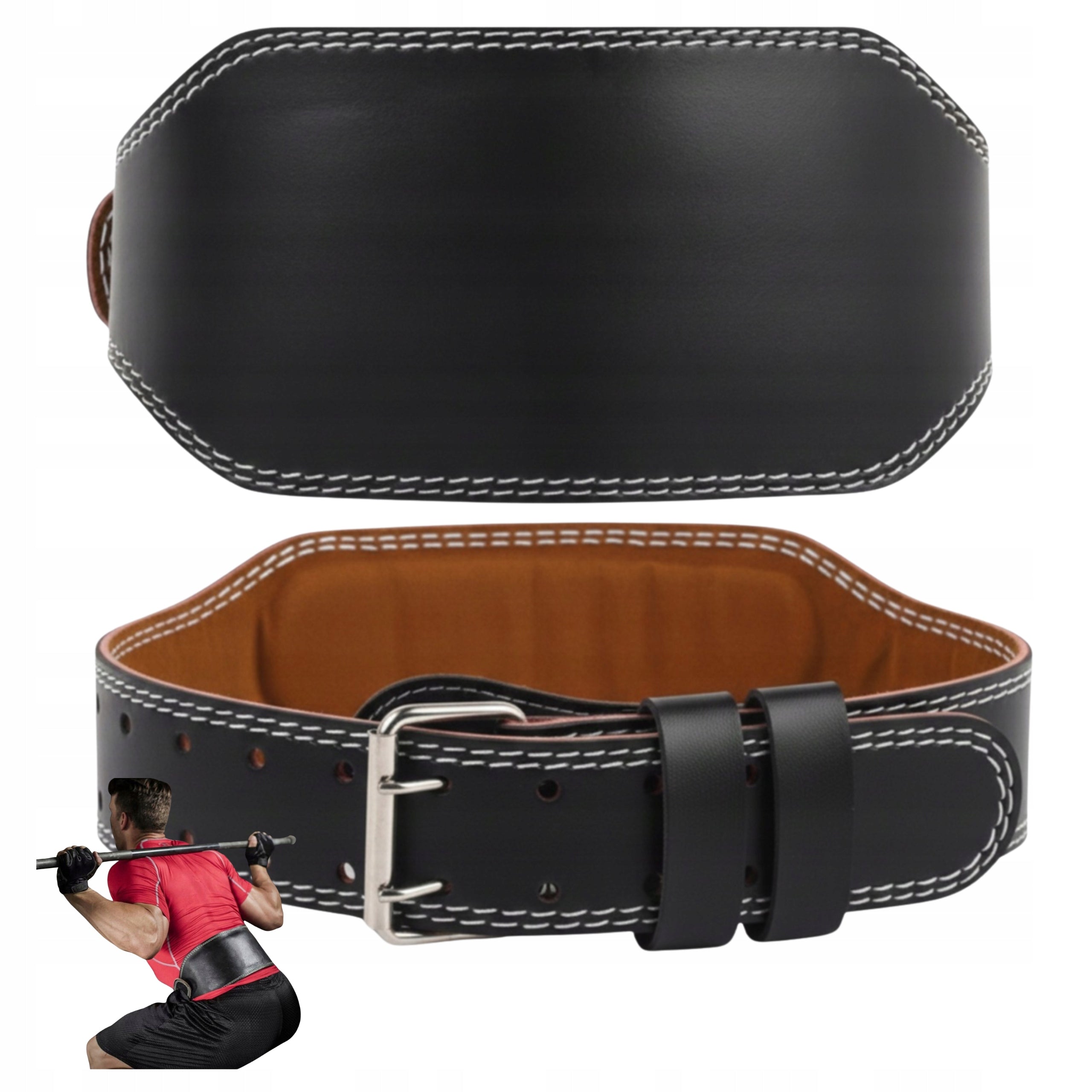 Bodybuilding Belt for Dead String Squats Strength Training Size L