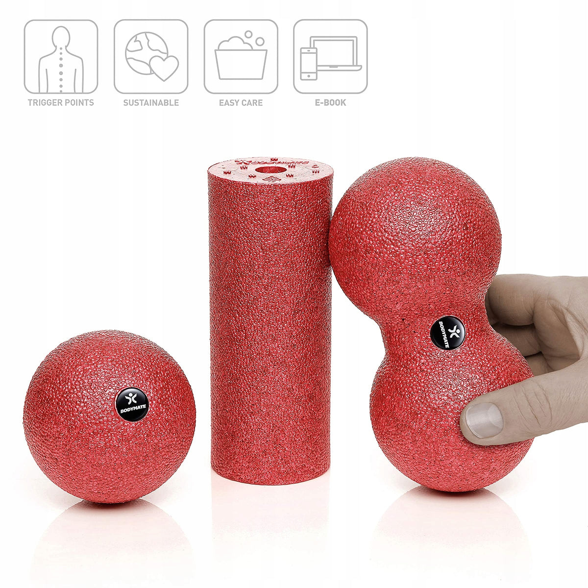 Bodymate Roller Ball DUO Massage Set Brand BodyMate