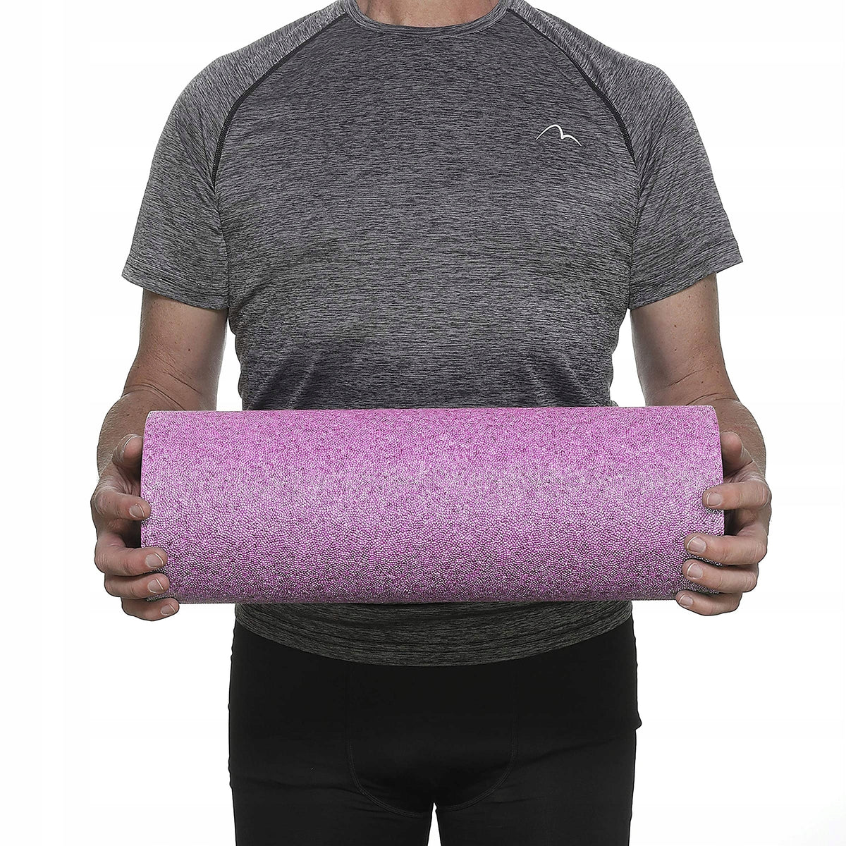 Bodymate Roller Massage Roller FITNESS 45CM Fuchsia Roses Brand BodyMate
