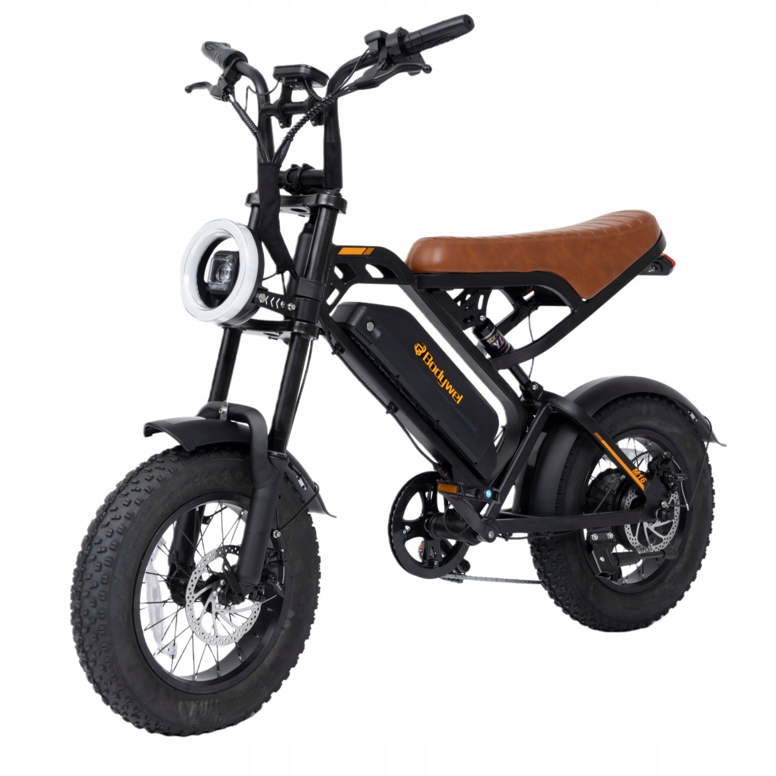 Bodywel M16 Electric Bike 250W E bike 16'' E-mountain Bike 48V 13Ah Fatbike