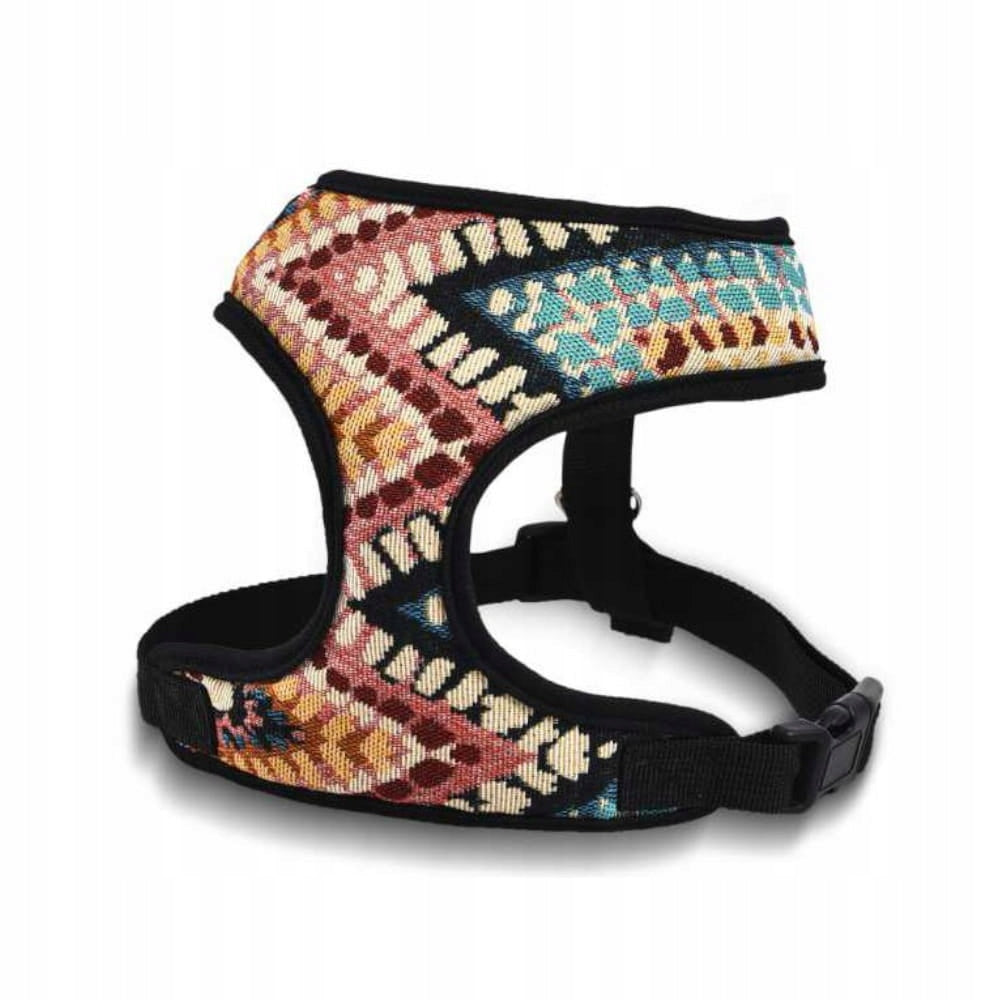 Boho Walking HARNESS Adjustable with Fabric for Dog BARRY KING 52-70cm