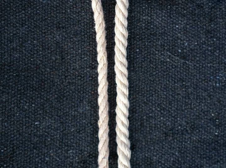 Boho garden hammock with fringes SANTIA double with crossbars POTENZA Model Hamak Santia frędzle ecru z drążkiem