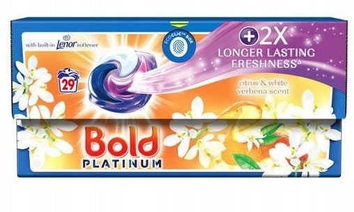 Bold PLATINUM capsules (29pcs) Citrus & White Verbena
