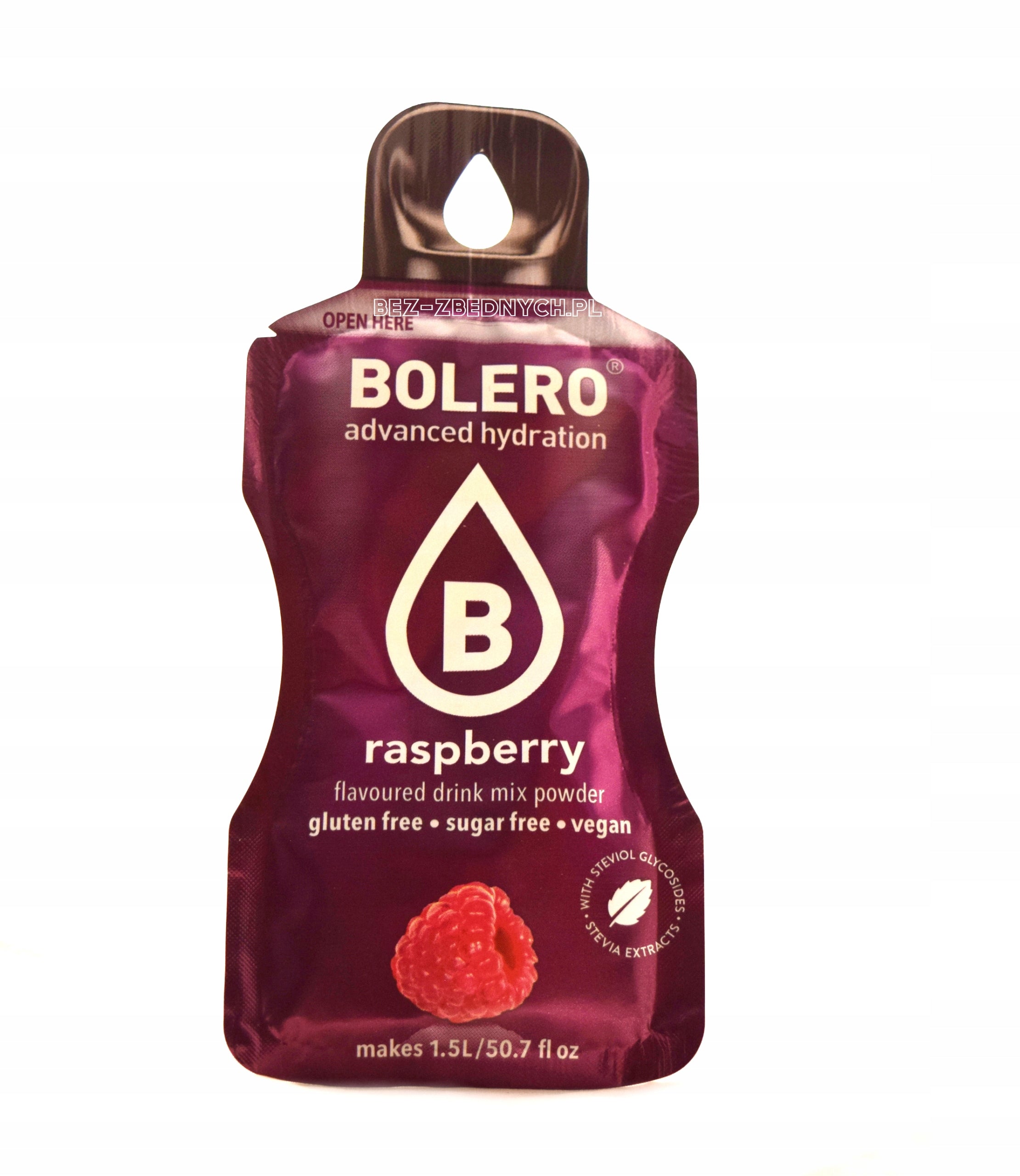 Bolero Drink Classic 9g DRINK POWDER LOW CALORIES KETO VEGAN RASPBERRY