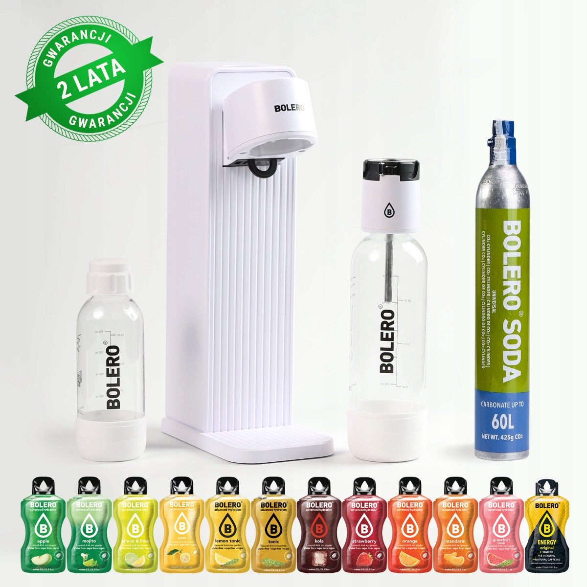 Bolero saturator Soda Maker white Packaging status original