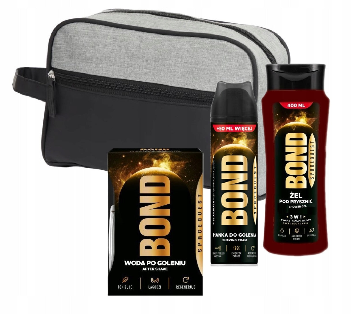Bond Spacequest Cosmetic Bag Gift Set 4in1