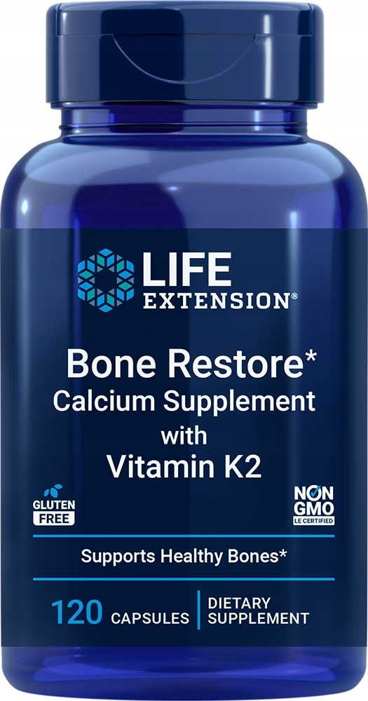 Bone Restore with Vitamin K2 120 capsules Life Extension