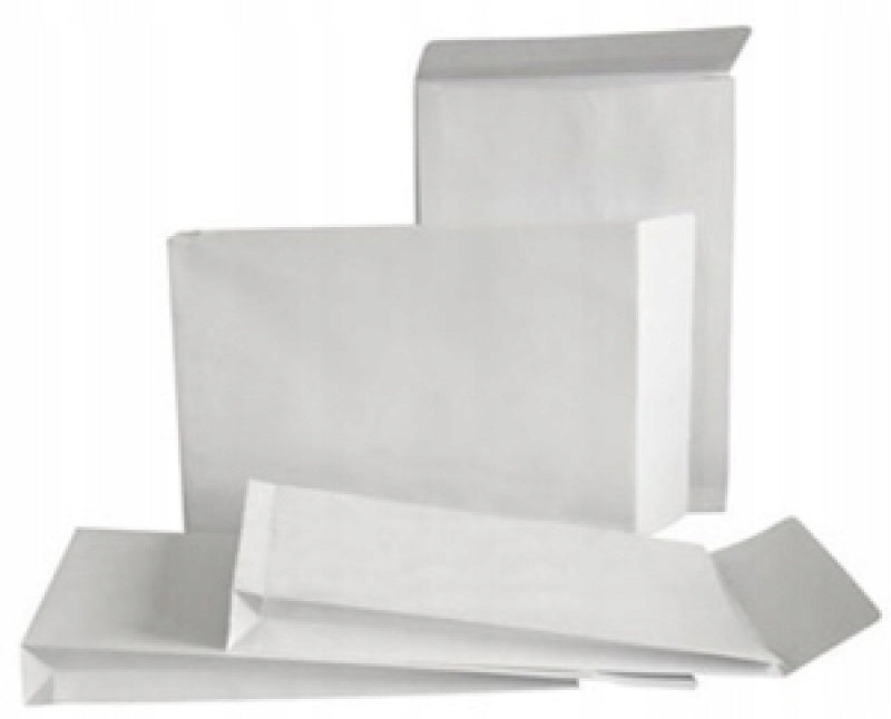Bong Expandable Envelope, B4, with HK Strap, 20 Pieces, White