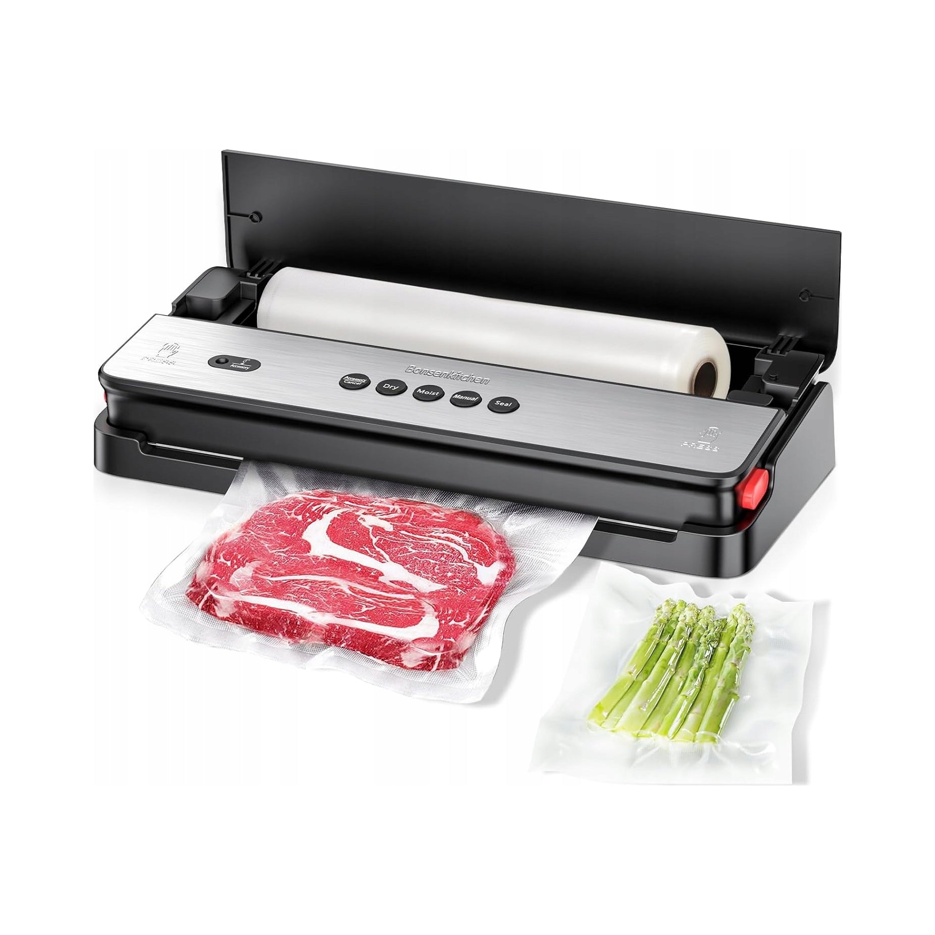 Bonsenkitchen VS3017A Food Vacuum Welding Machine with Built-in Knife