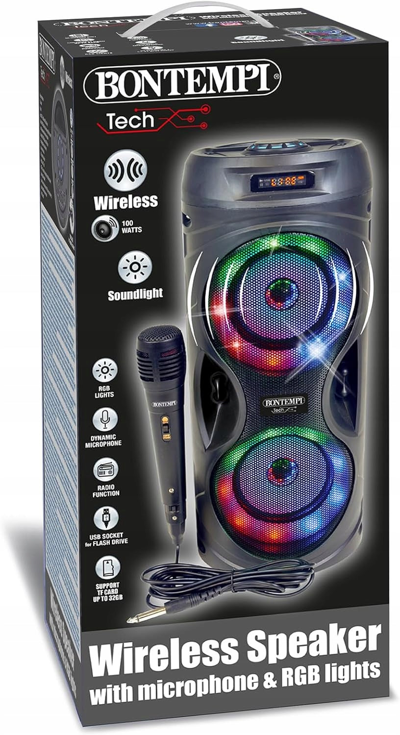 Bontempi SonicSync Wireless Karaoke Speaker with Microphone Model other