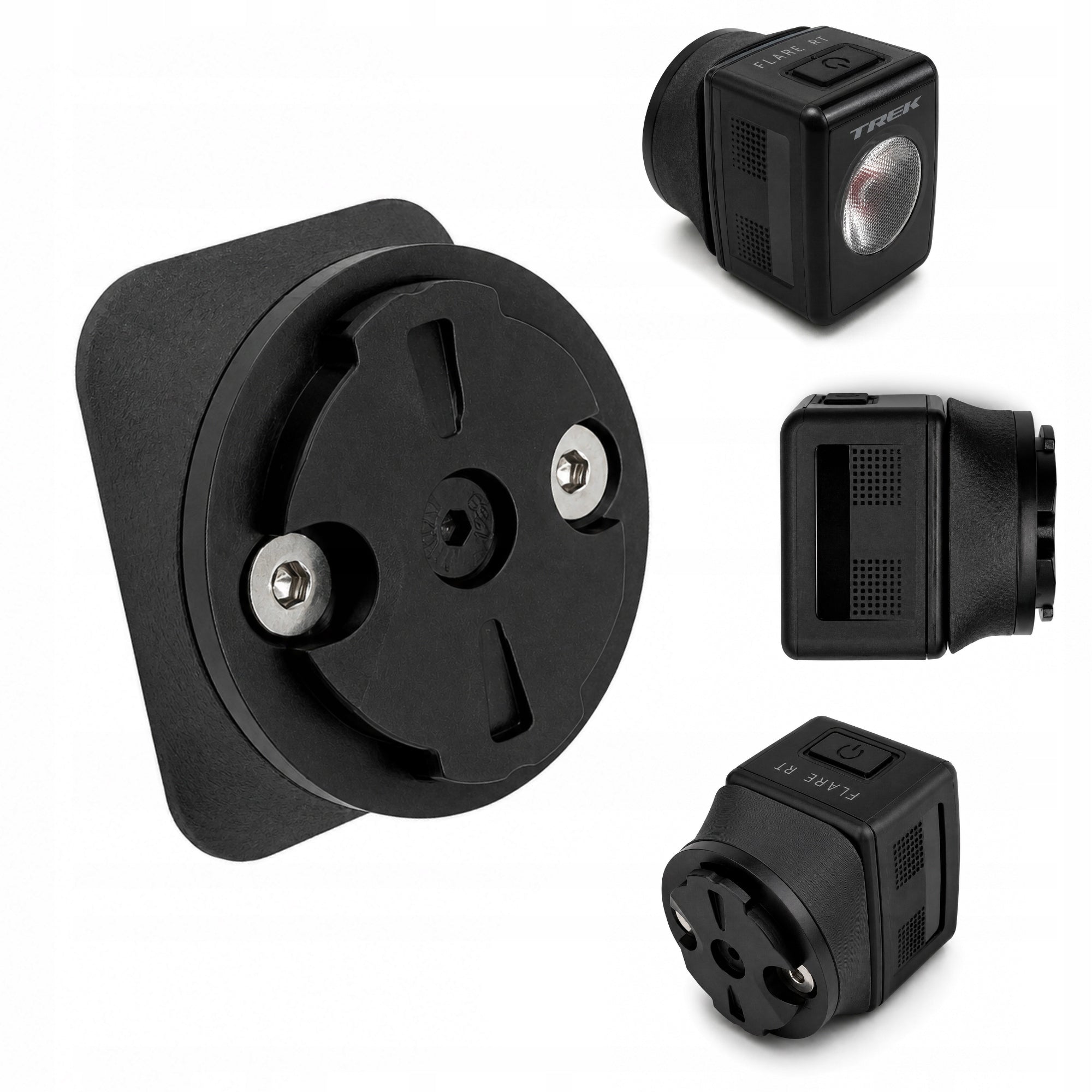 Bontrager Flare RT Lamp Adapter with Garmin Quarter Turn Mount