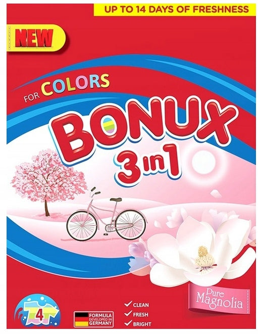 Bonux Manolia Colour Washing Powder 3in1 400 ml