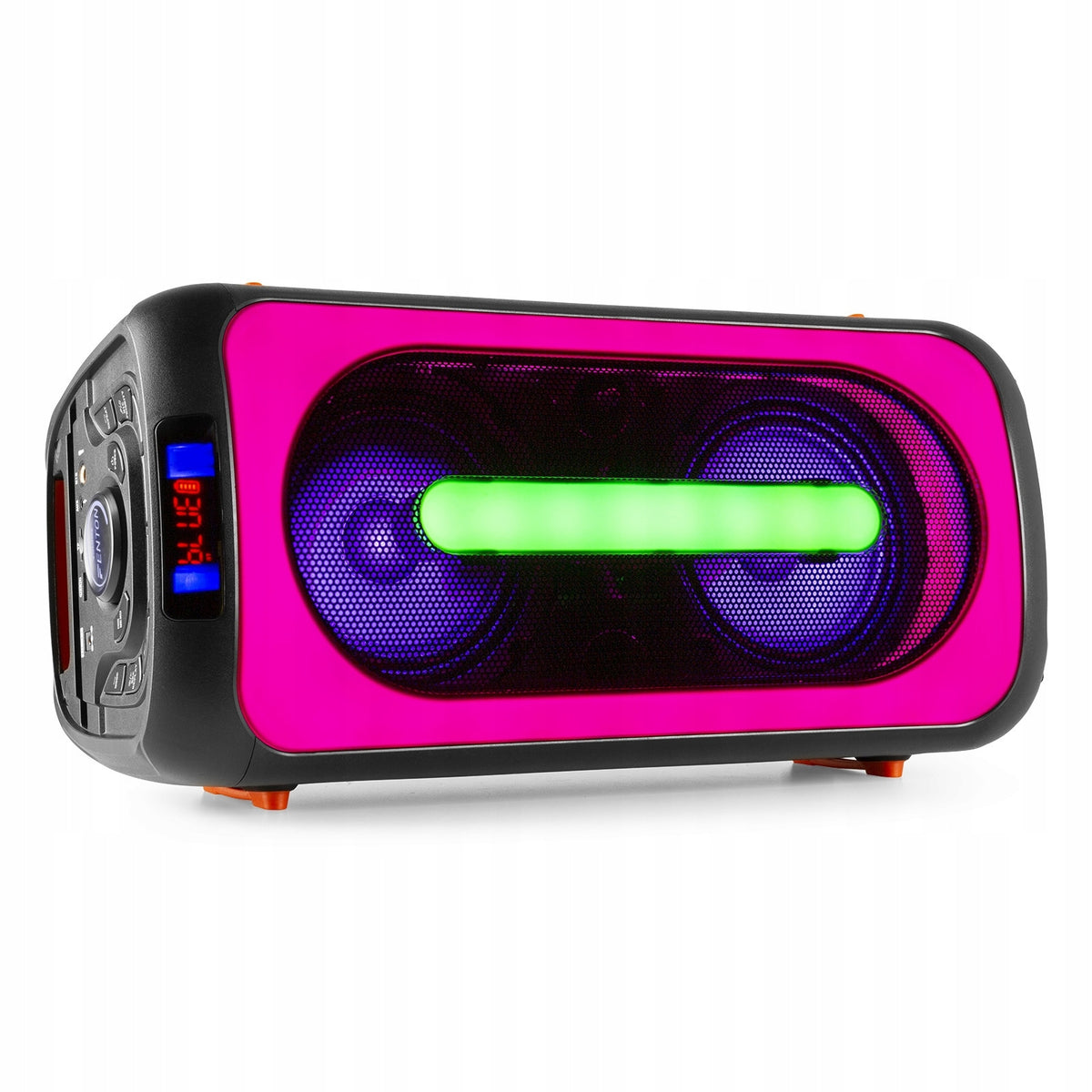 BoomBox Party Light LED Battery Pairing Stereo Remote Control Microphone Batteries included yes