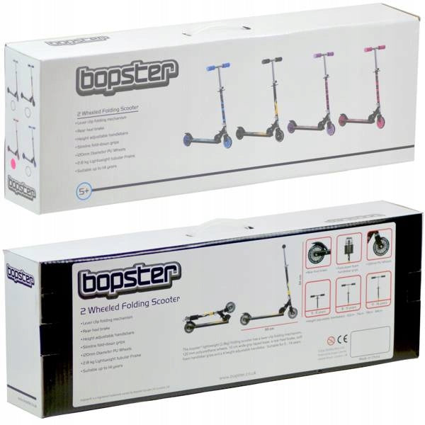 Bopster Folding Scooter 5/14lat Flame Two Wheel Color multicolor