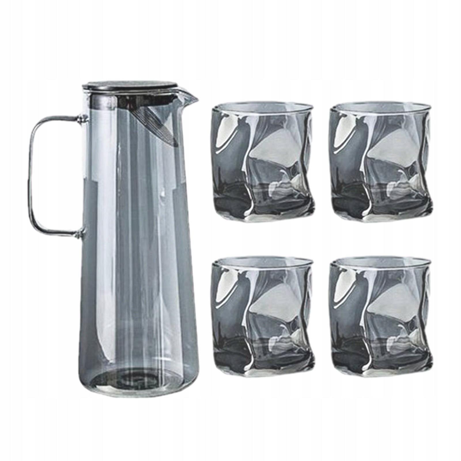 Borosilicate Glass Teapot 1450ml Portable Multipurpose Water with cups Brand no brand