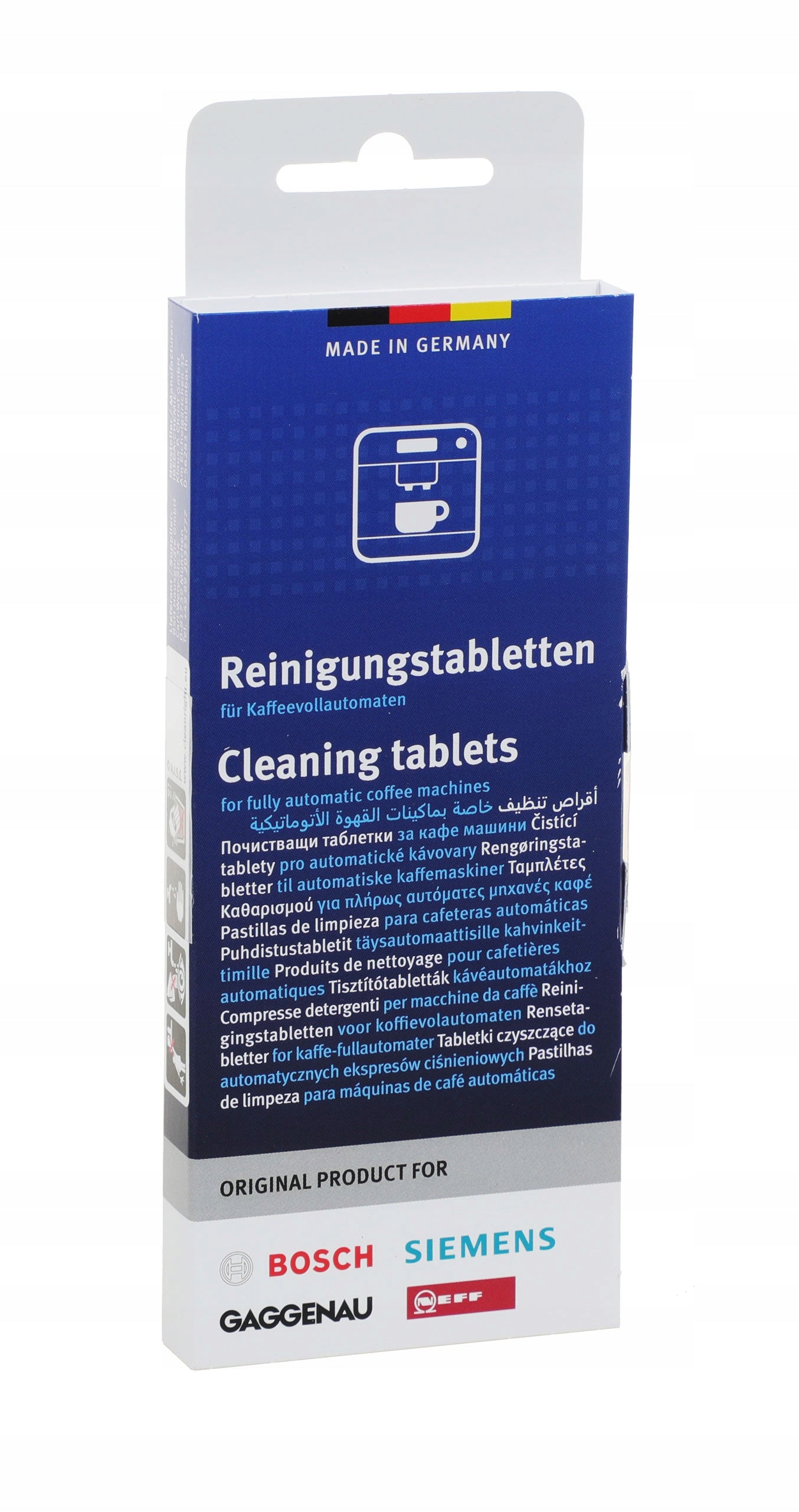 Bosch Cleaning Tablets Reinigungstabletten for espresso machine 20 pcs x 2,2 g Brand Bosch