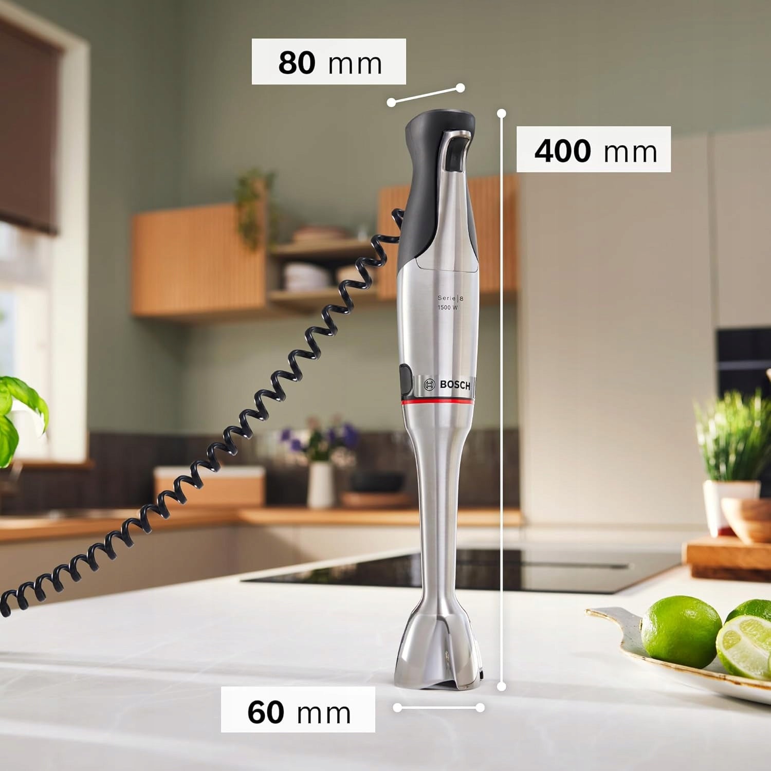 Bosch ErgoMaster 8 MSM8M934 Hand Blender 1500W Stainless Steel Packaging status original
