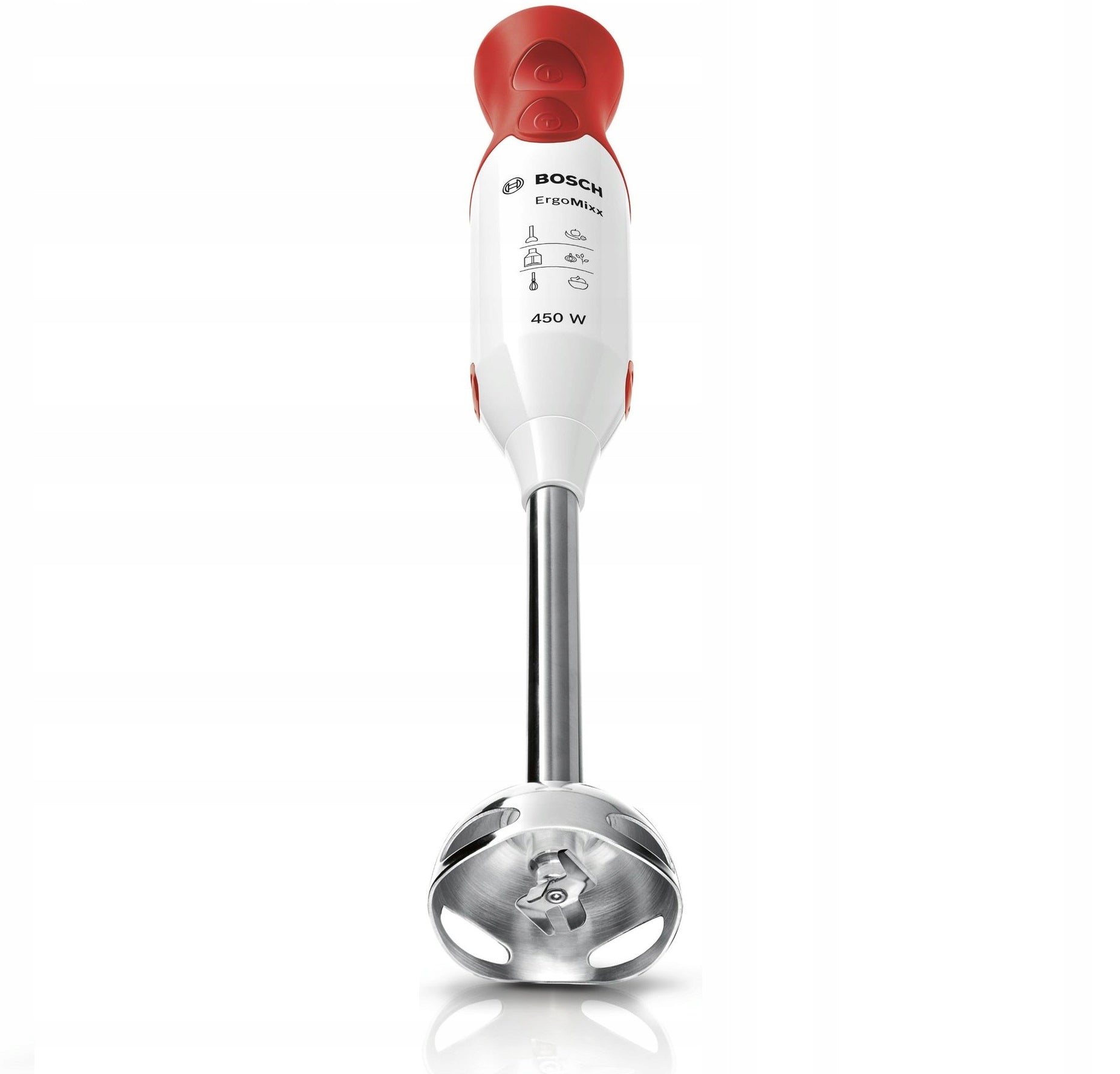 Bosch Hand Blender MSM64110 450W Container Turbo Mode Knife QuattroBlade Brand Bosch