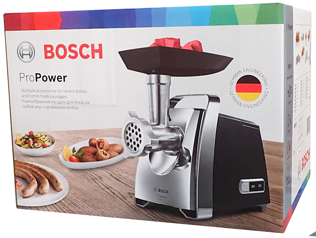 Bosch MFW67440 - Meat grinder - 10 functions