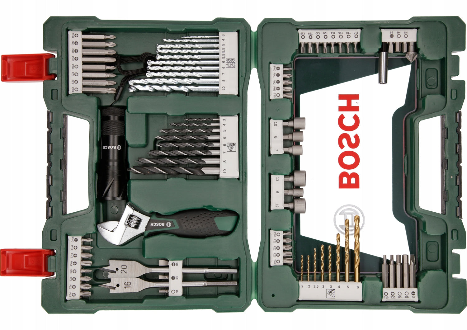 Bosch Mixed Drill Bit Set 83 PCS V-LINE SET TITANIUM 2607017193 Brand Bosch