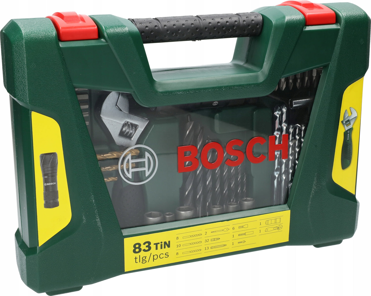 Bosch Mixed Drill Bit Set 83 PCS V-LINE SET TITANIUM 2607017193 Packaging status original
