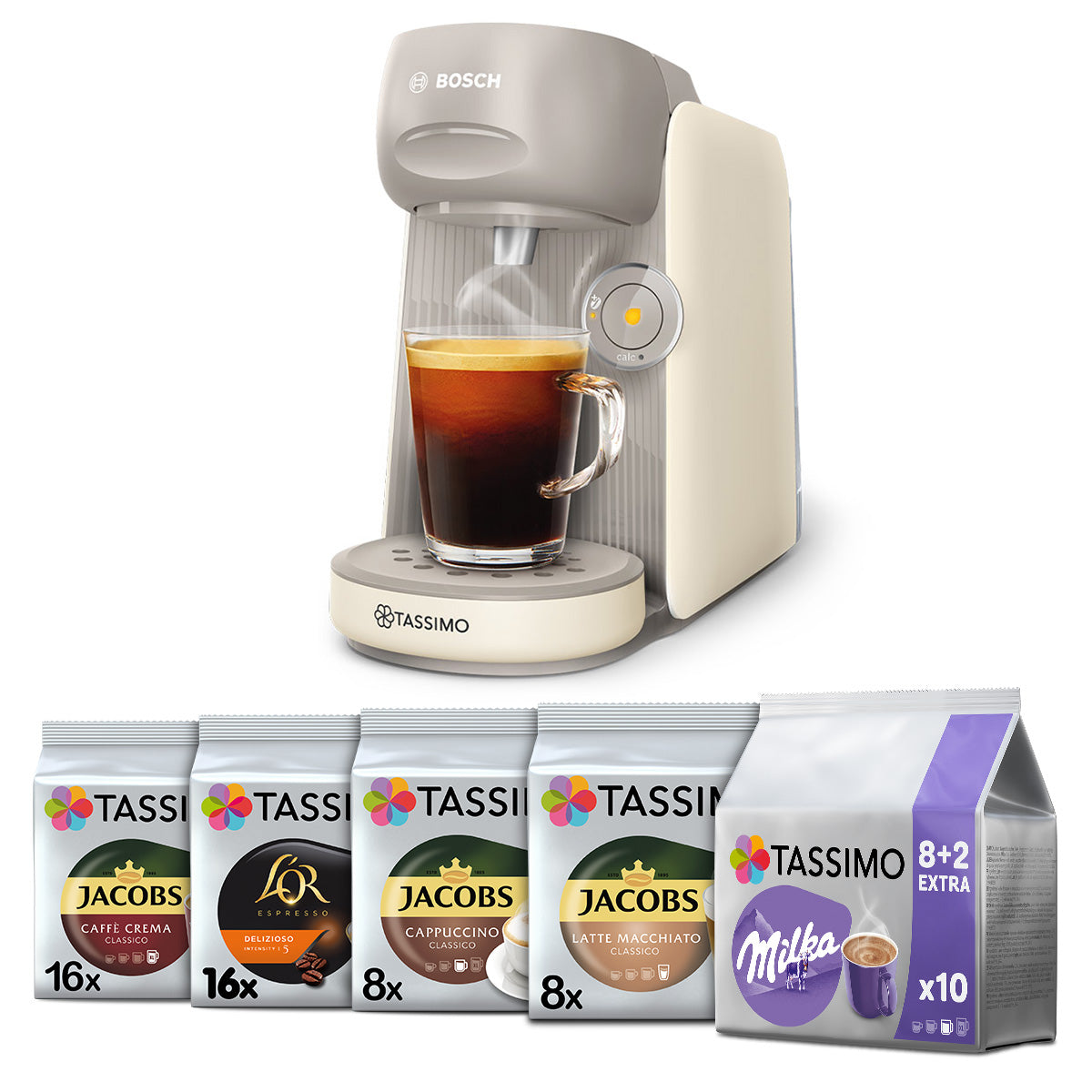 Bosch Tassimo Finesse 5x Tassimo Capsule Coffee Maker