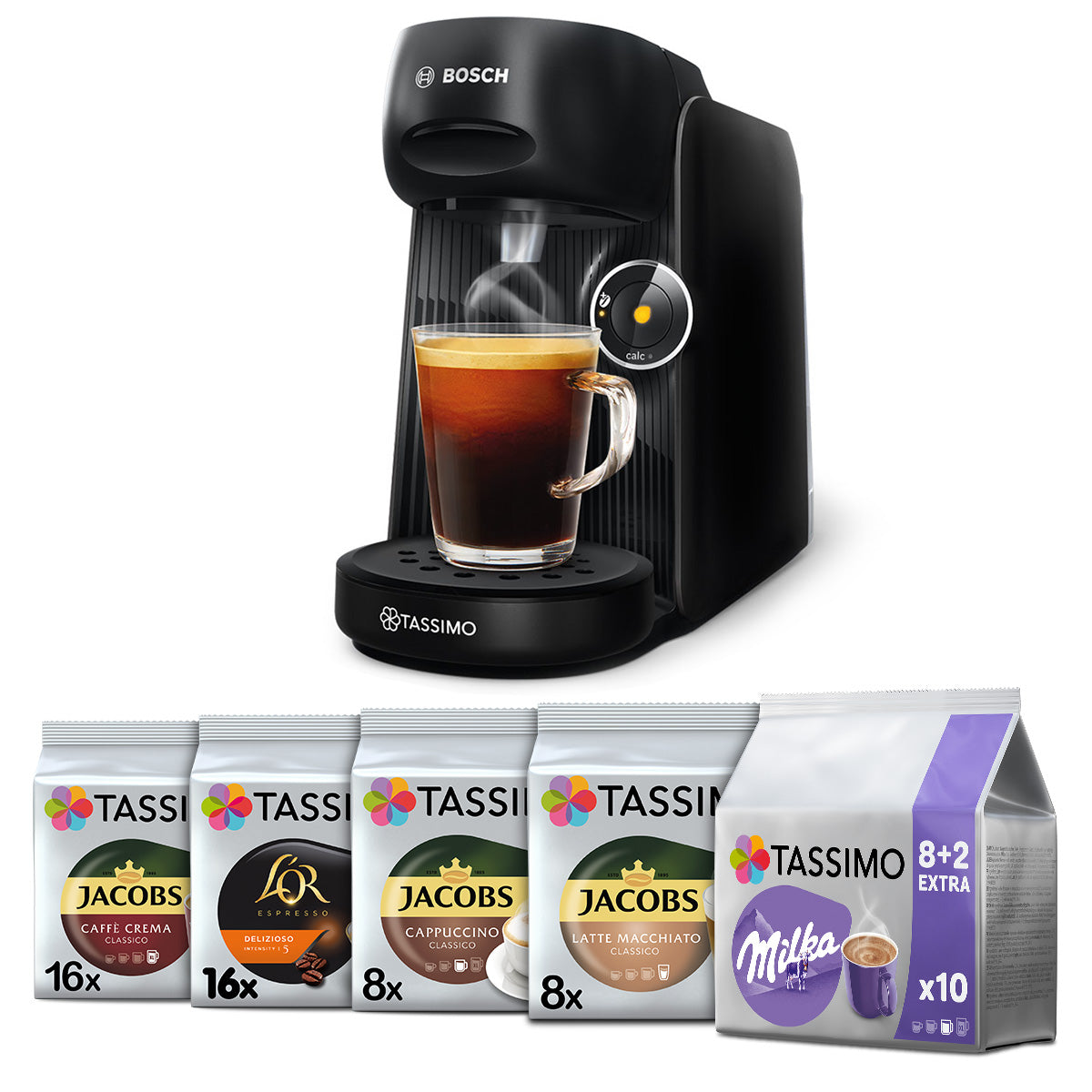 Bosch Tassimo Finesse 5x Tassimo Capsule Coffee Maker
