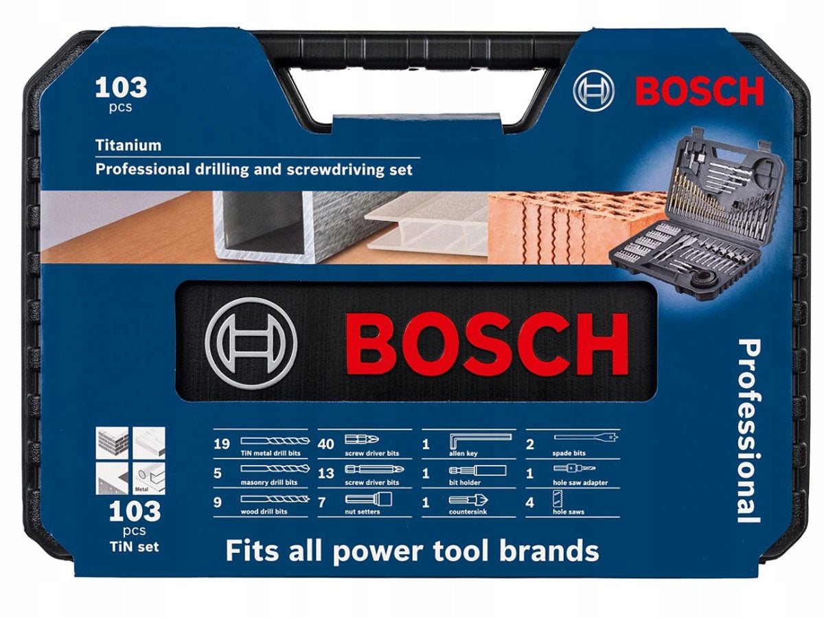 Bosch TiN drill and bit set 103 pcs. V-LINE 2607017367 Manufacturer code 2607017367