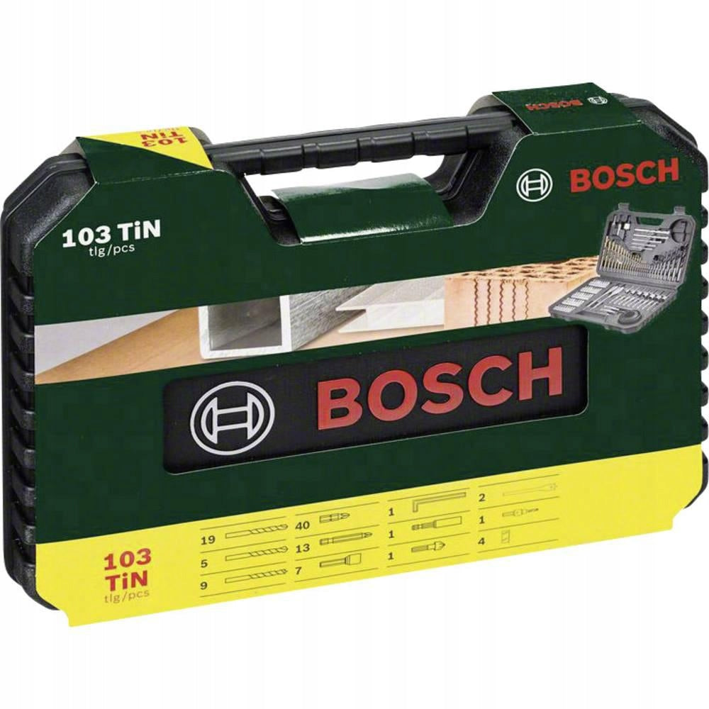 Bosch TiN drill and bit set 103 pcs. V-LINE 2607017367 Product weight with unit packaging 2 kg