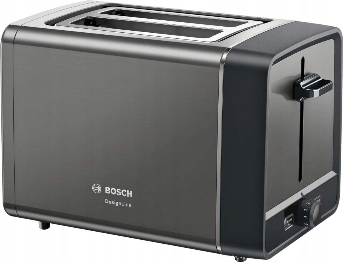 Bosch Toaster TAT5P425DE 970W 2 Sockets Black/Grey