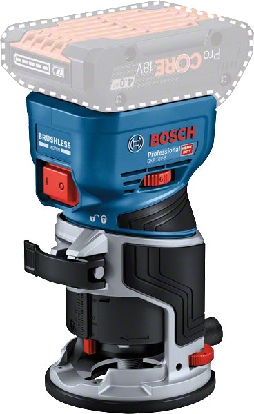 Bosch edge milling machine GKF 18V-8 SOLO LBoxx 06016C2001 Packaging status original