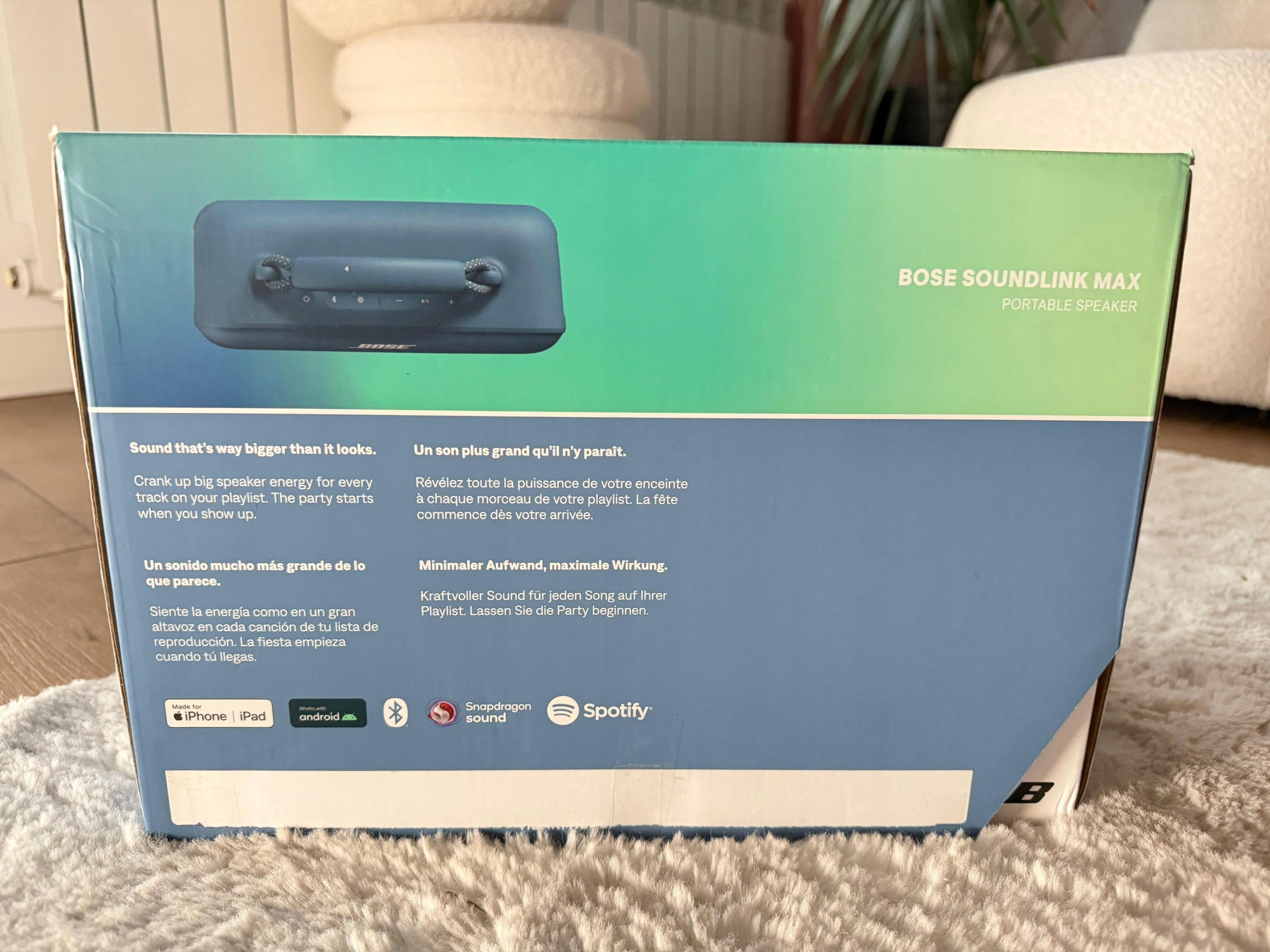 Bose SoundLink Max Portable Speaker blue Brand Bose
