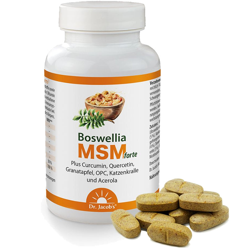 Boswellia MSM forte 90 tabliet - Dr. Jacobs Medical