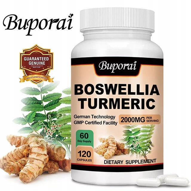 Boswellia Turmeric 2000mg - Joint Health, Joint Pain Relief, Support... EAN (GTIN) 074283235107
