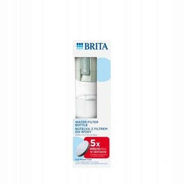 Bottle BRITA filtering Vital Pastel GREEN + MicroDisc 5 pcs