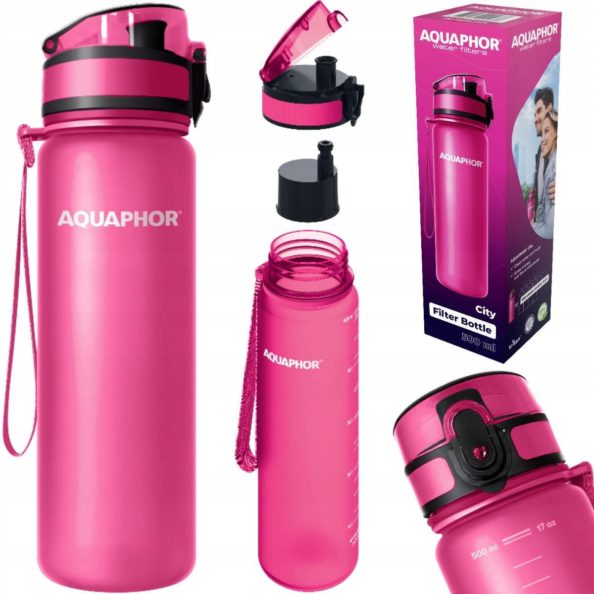 Bottle Filter bottle AQUAPHOR CITY 0,5 L