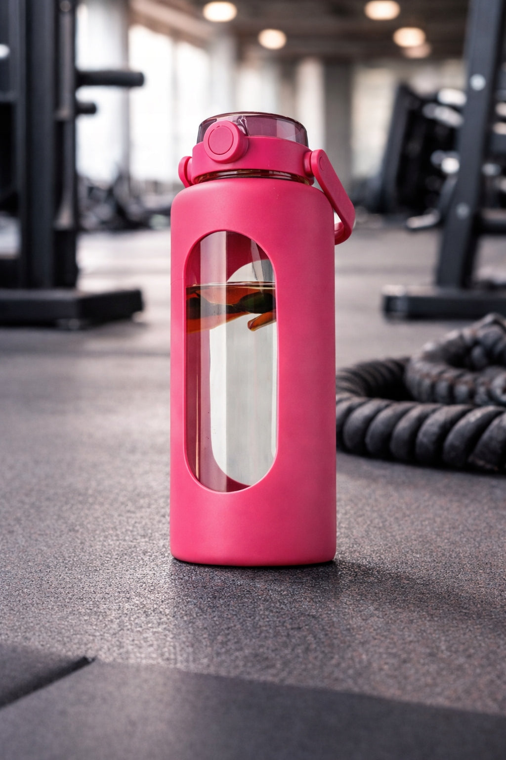 Bottle Glass Bottle 1.8 l For Water For Gym With Phone Holder Manufacturer code OFO/4