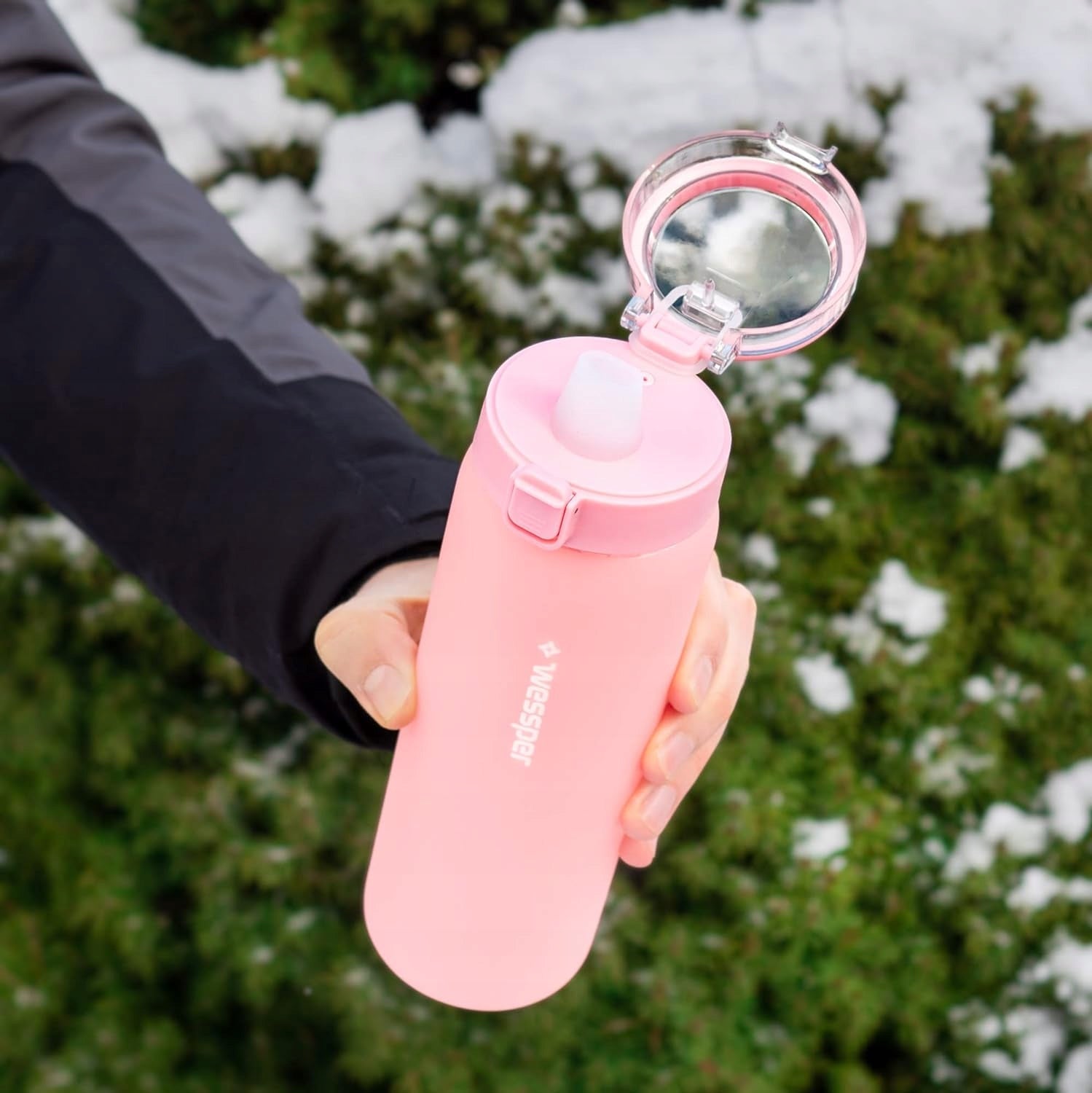 Bottle Glass filter bottle Wessper Clarti Glass 680 ml Pink EAN (GTIN) 5902668842143