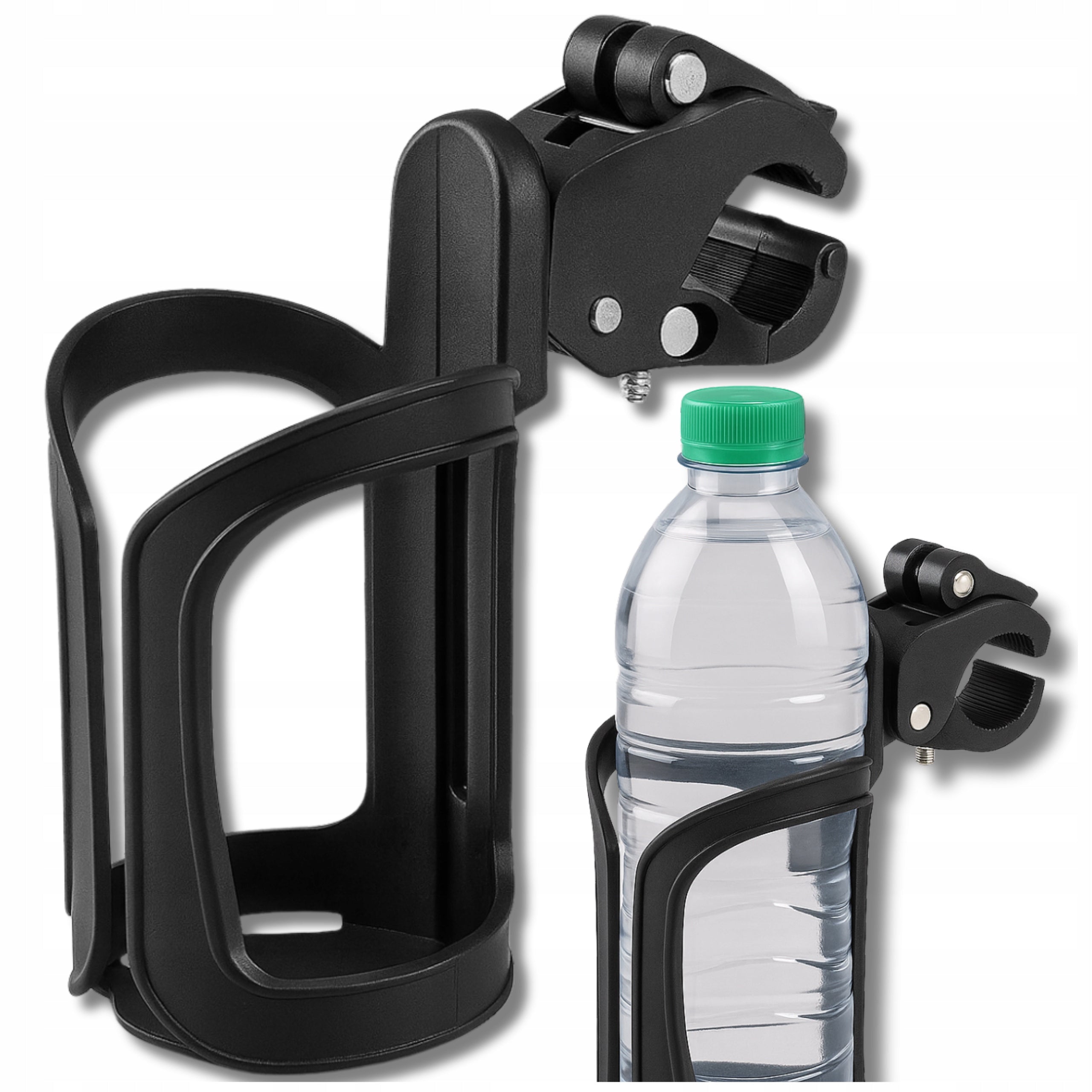 Bottle Holder Bottle Basket Trolley Cup Black Solid Strong Brand no brand